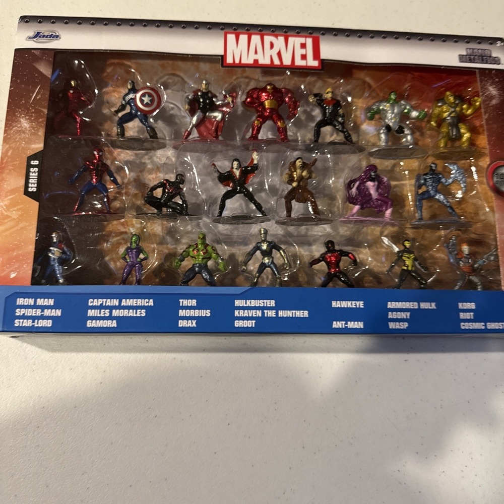 Jada Toys Nano Metalfigs Marvel Die-Cast Figures 1.65" 20-Pack